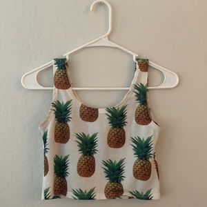 Pineapple Crop Top